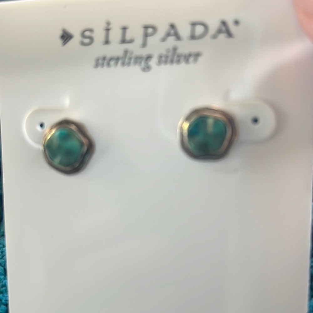 Silpada turquoise earrings